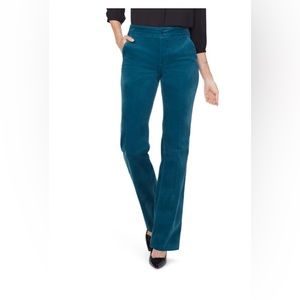 NYDJ high waist stretch velveteen pants